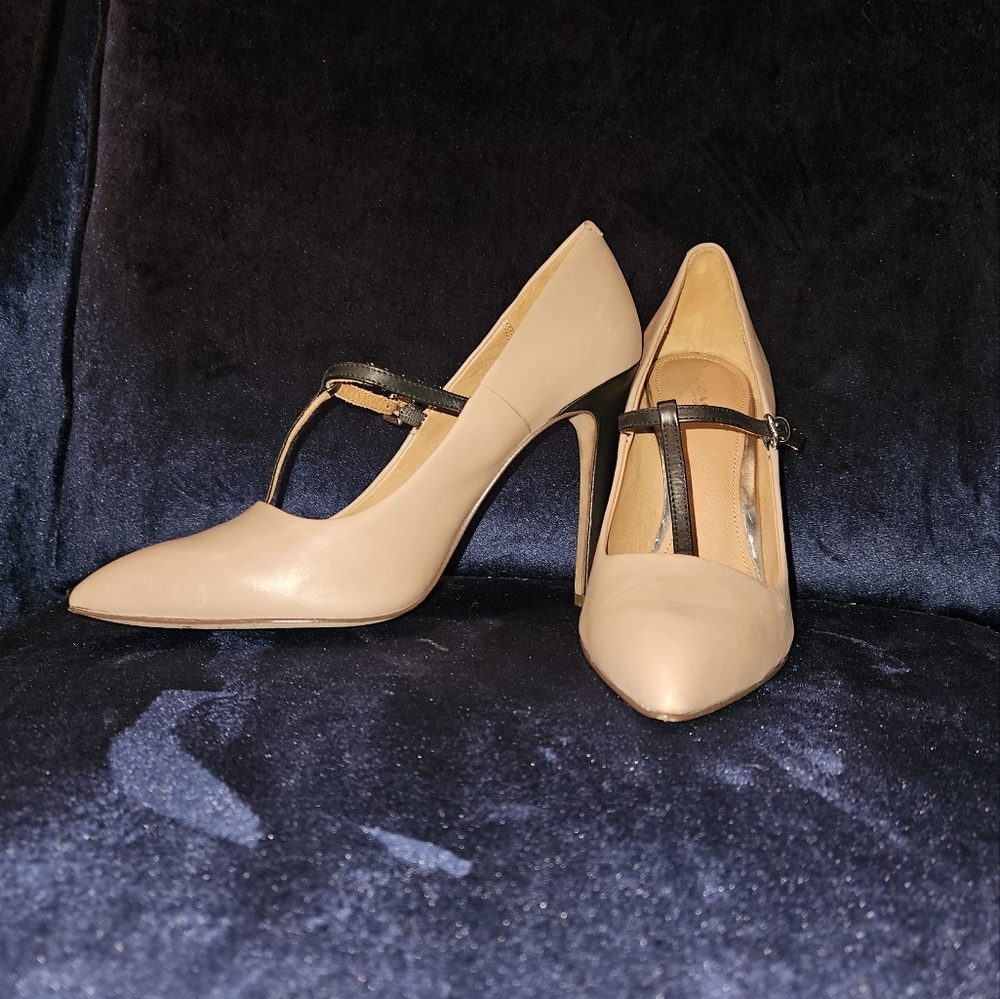 Coach T-strap Fulton Pumps